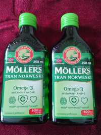 2 x Moller's Tran norweski jabłkowy 250 ml