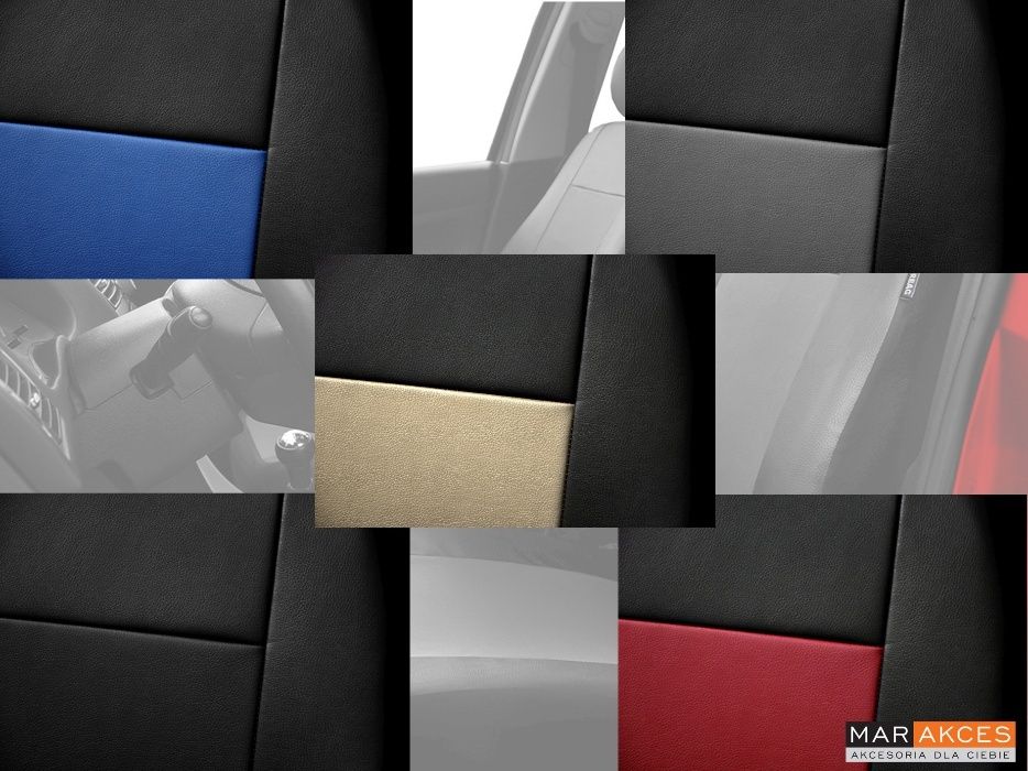 Pokrowce samochodowe Eko Skóra VW PASSAT B4 B5 B6 AUDI A3 A4 A6 80