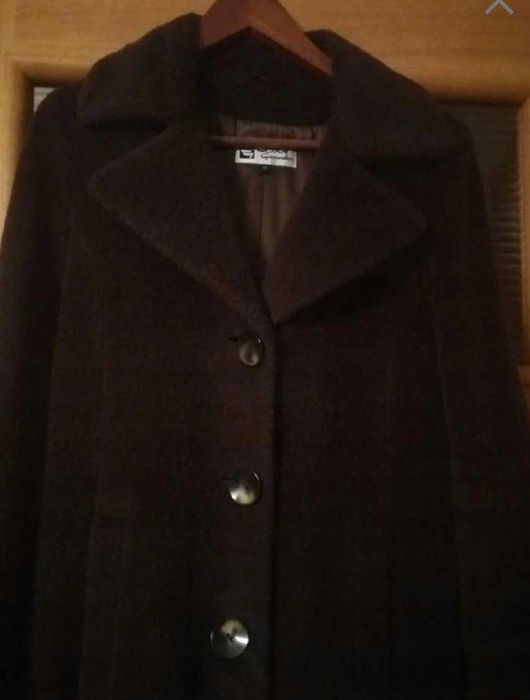 Plaszcz wełna, alpaka,  rozmiar 38