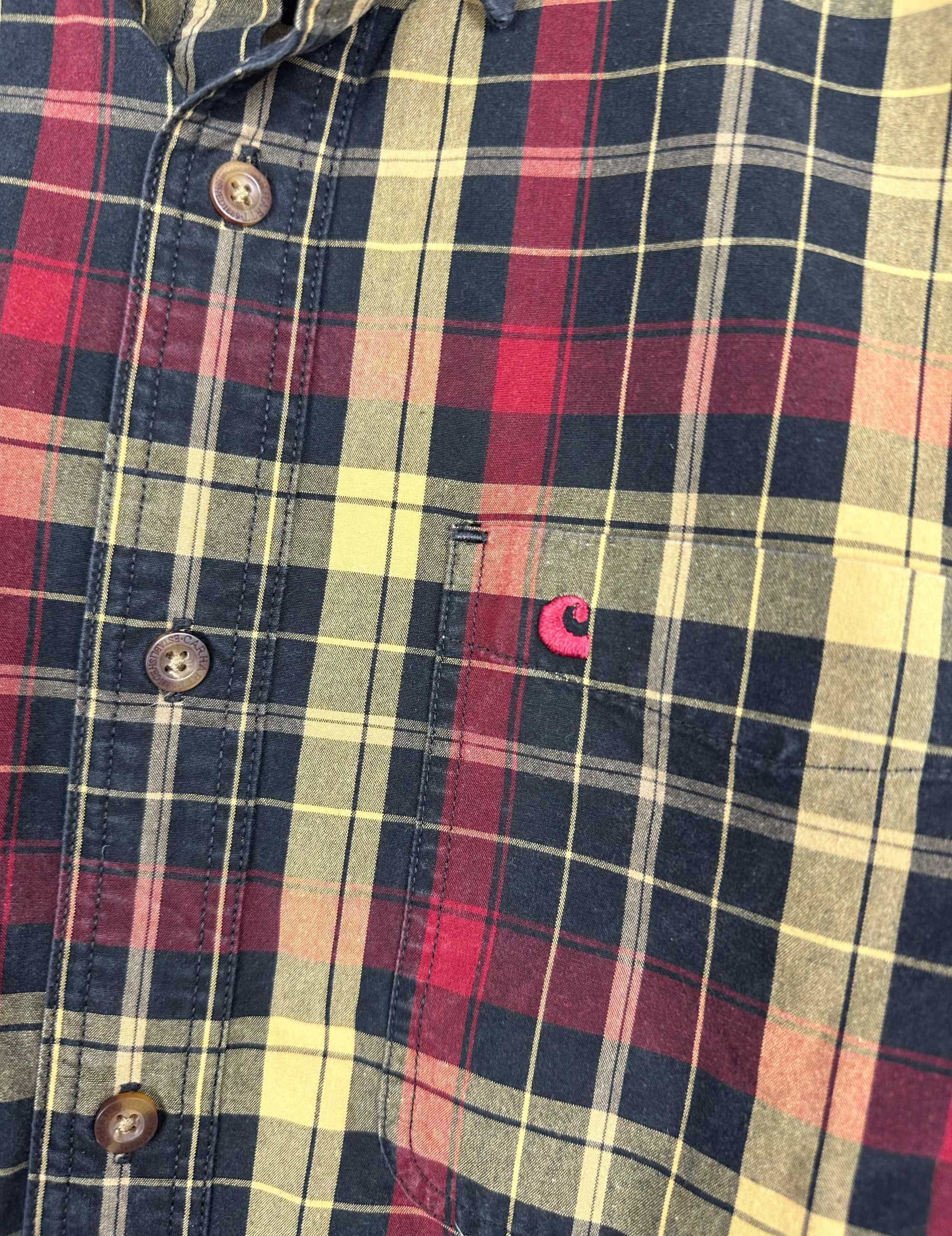 Koszula w kratę Carhartt flanelowa workwear r. XL