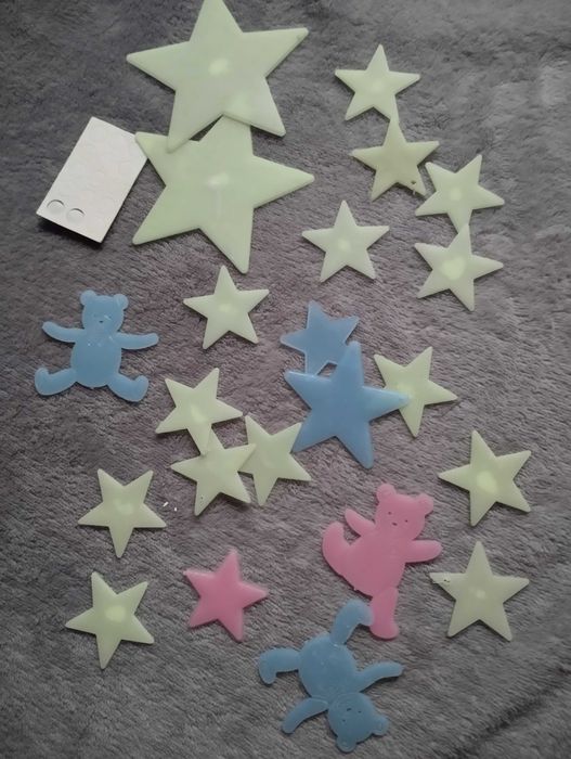 Gwiazdki i planety plastikowe