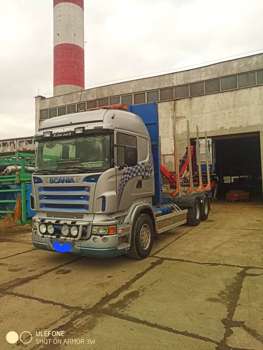 Scania R 580. 2005 r. Do drewna