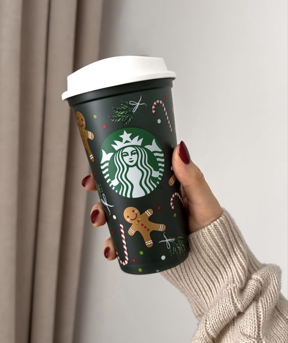 Подарунок starbucks кава старбакс колекційна чашка стакан термо