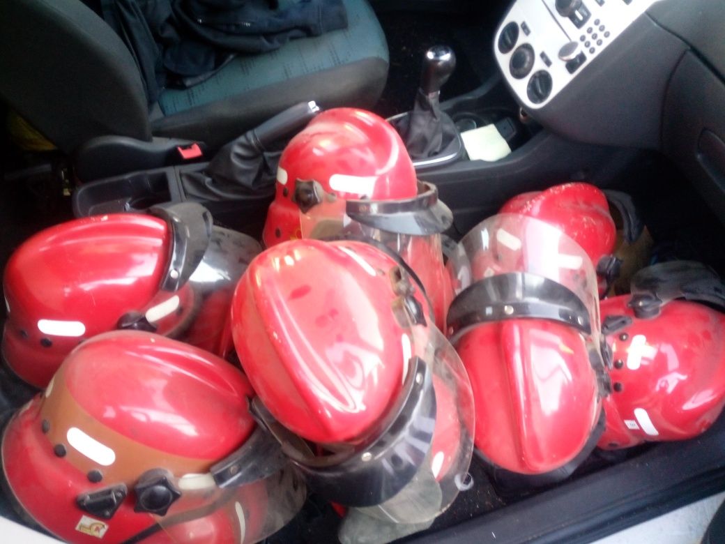 Kask strażacki ksliszlolekcjonerski zabytkowy sztuka
