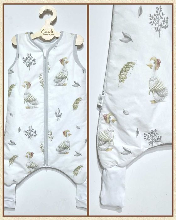 Śpiworek z nogawkami ABS antypoślizgowe 1 tog rozm 86-92 wzór -Gąski