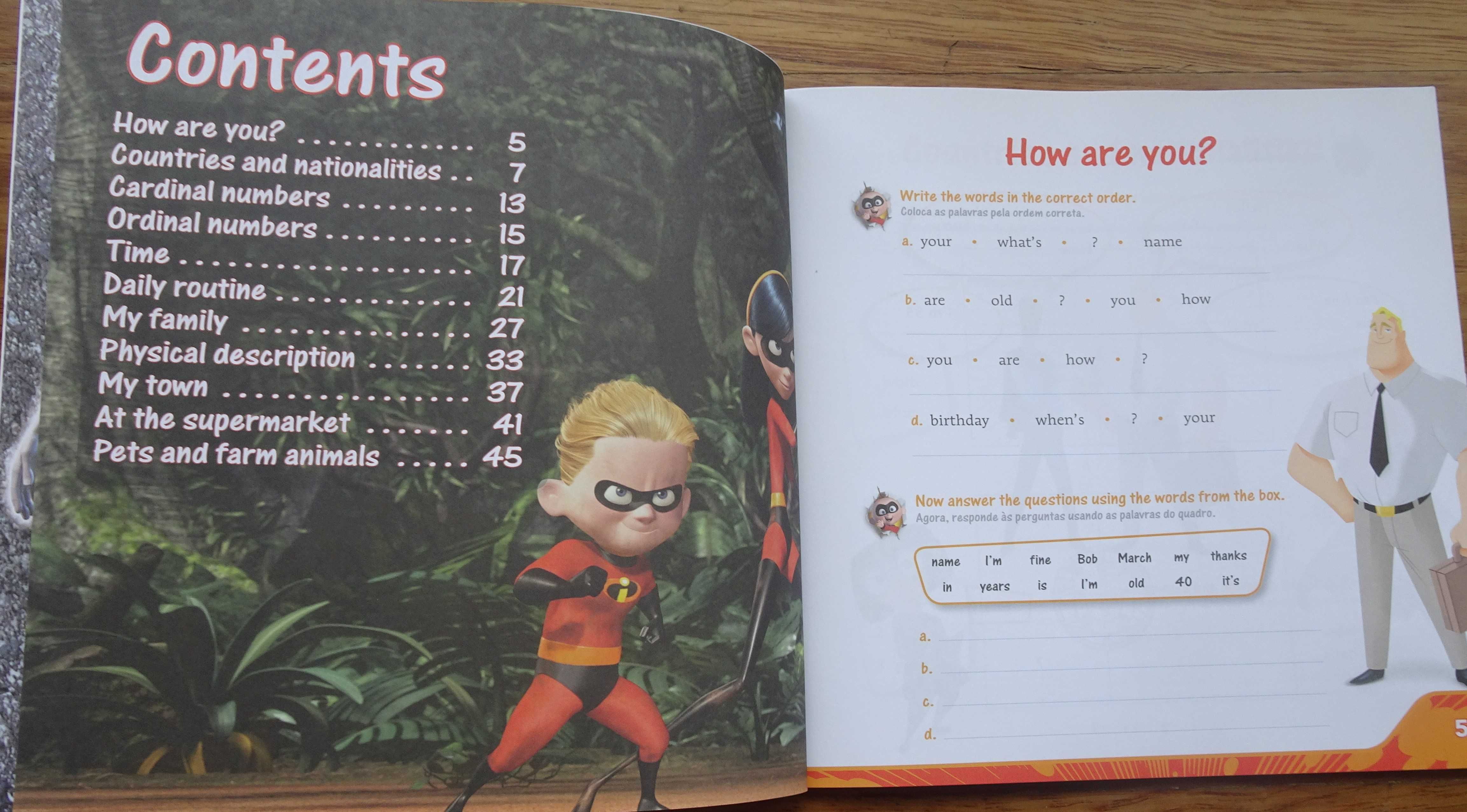 Aprende Inglês Com The Incredibles (Os Super Heróis)