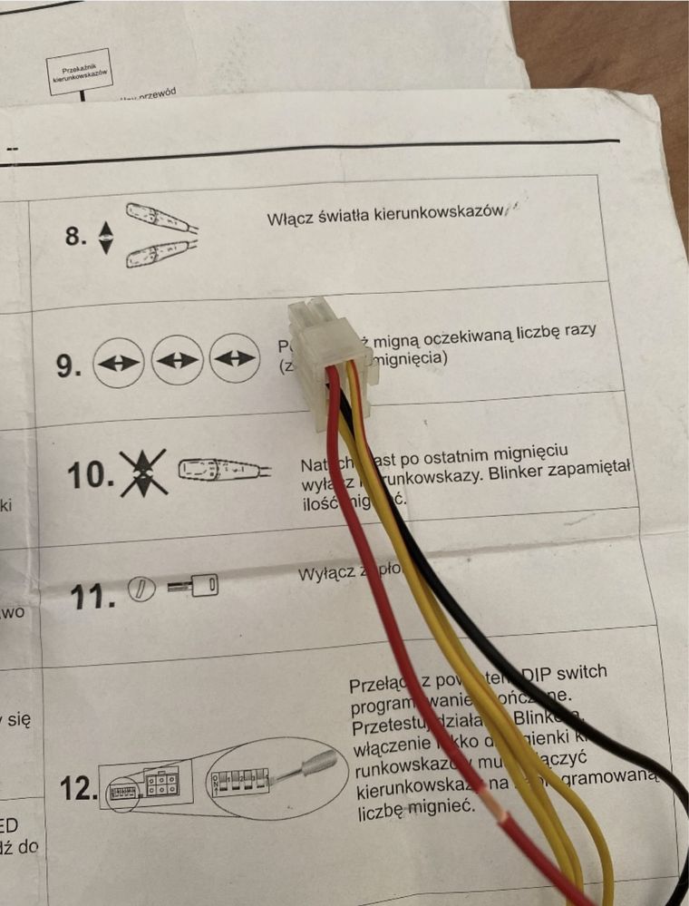 Blinker kierunkowskaz autostradowy