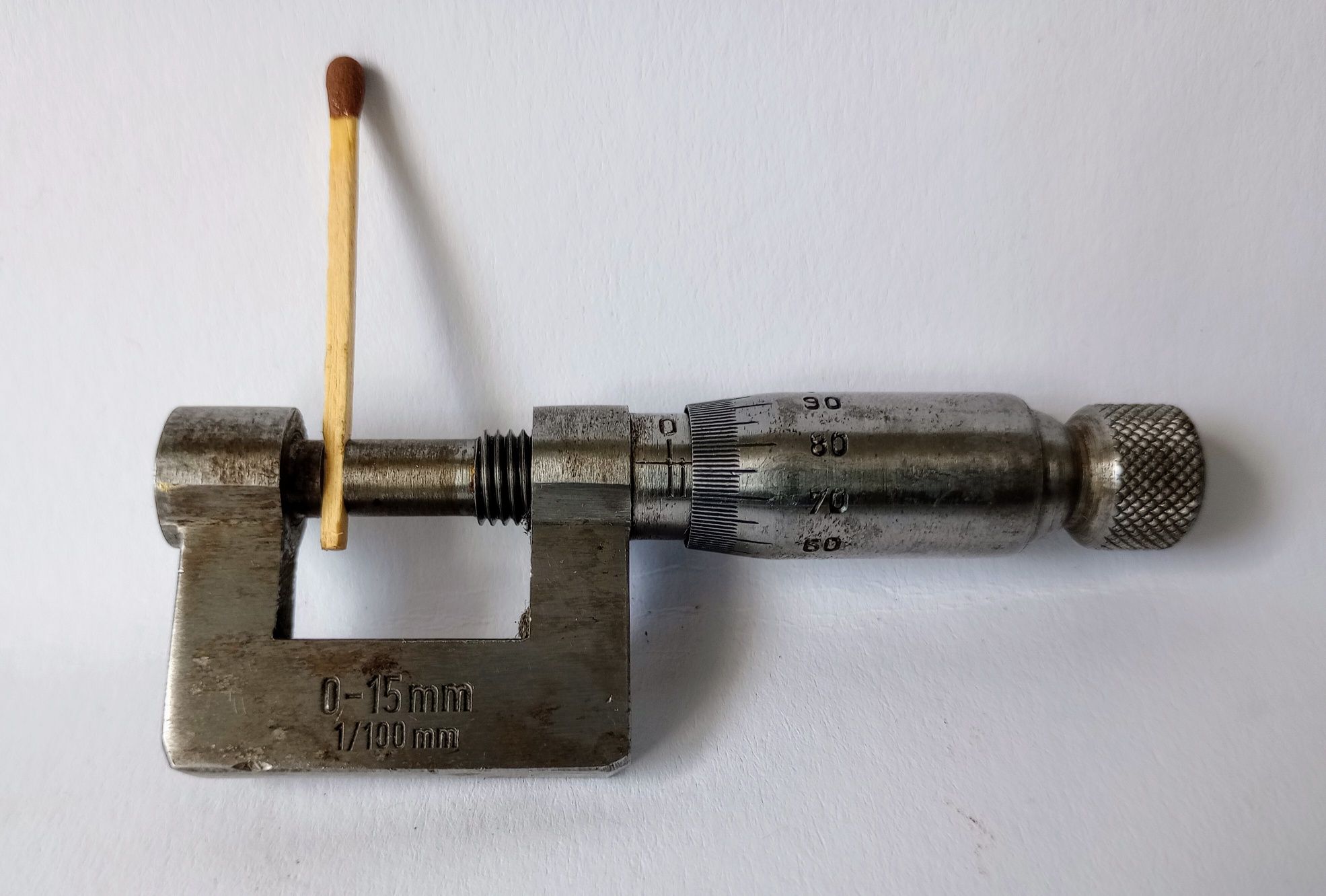 Stary mikrometr 0-15mm