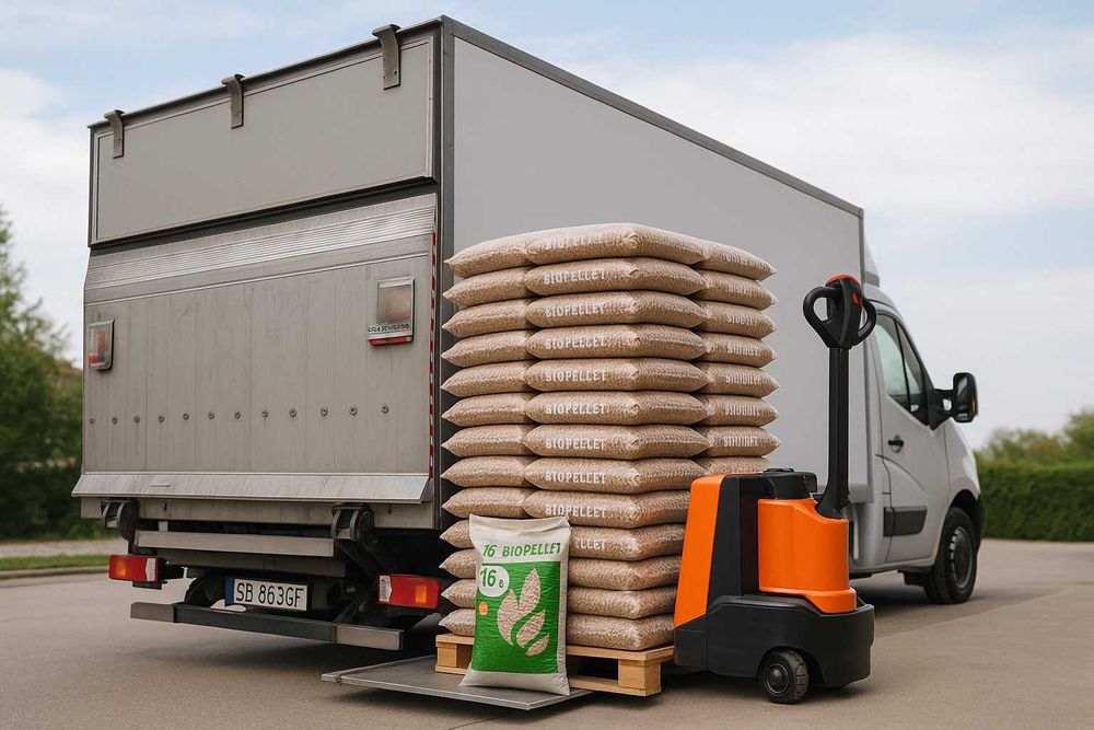 PELLET sosnowy pelet 15kg certyfikowany A1 dostawa 150 km GRATIS