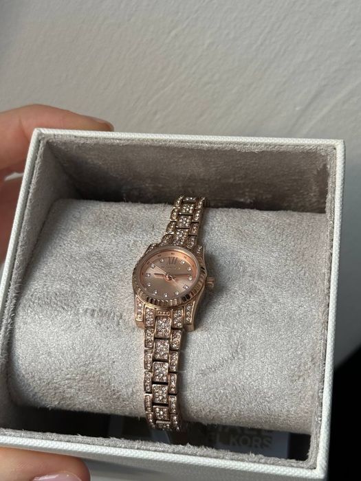Годинник Michael Kors Mini Lexington Pavé Rose Gold-Tone Watch