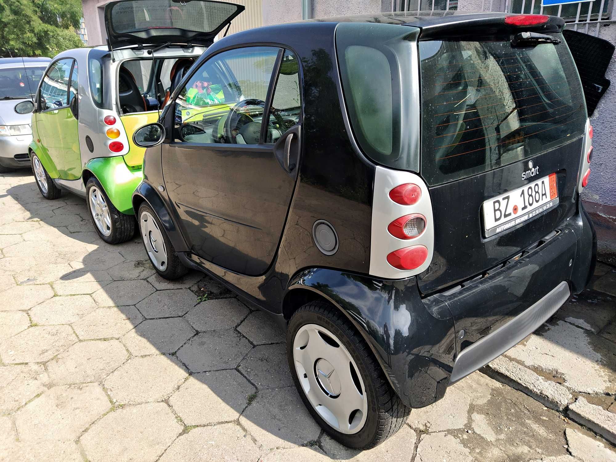 Smart fortwo, 0.6 turbo, 102000 km, PULSE, polift, 2002 rok
