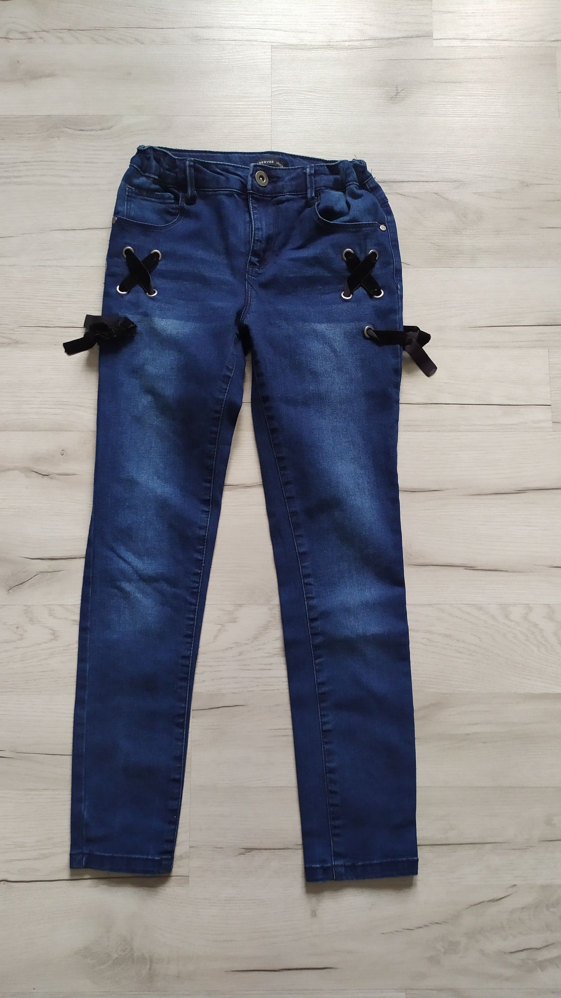 Reserved spodnie jeans dla dziewczynki