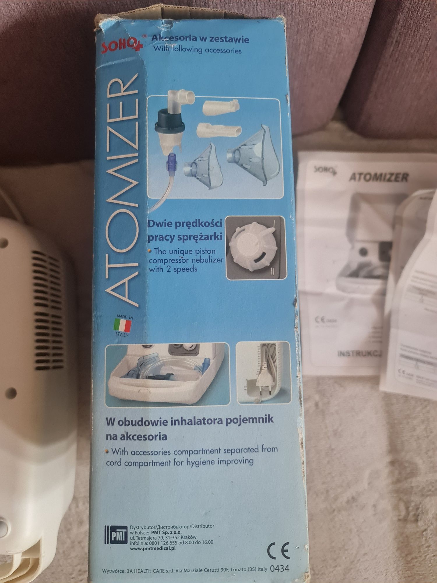 Inhalator kompresorowy