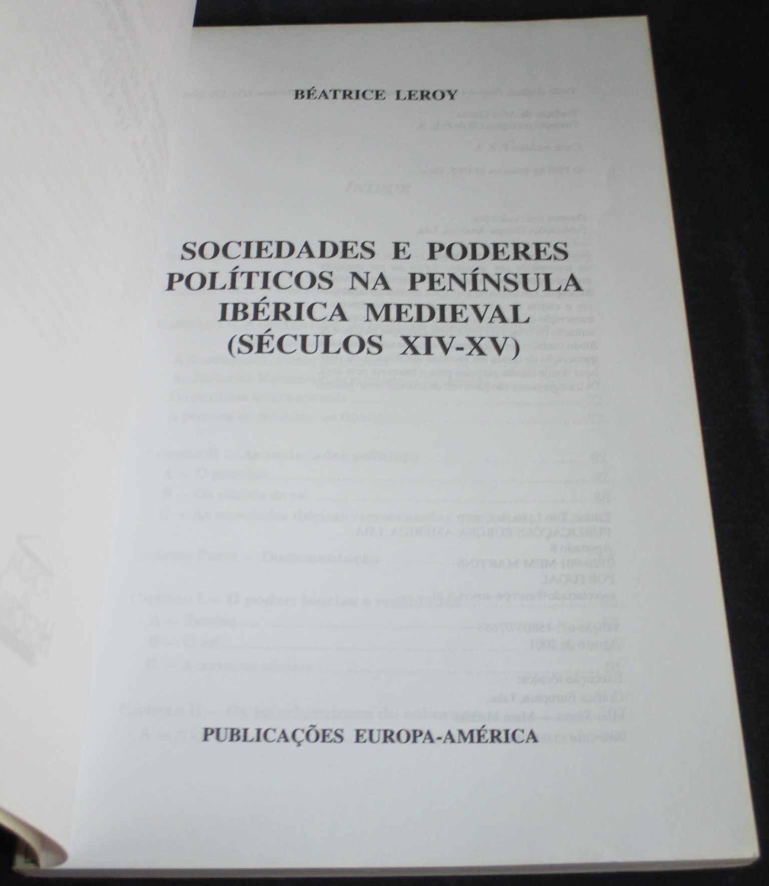 Livro Sociedades e Poderes Políticos na Península Ibérica Medieval