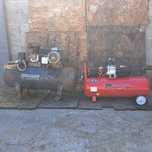 Compressores 100 litros (Powertech PT-100L e Rubete 100TP)