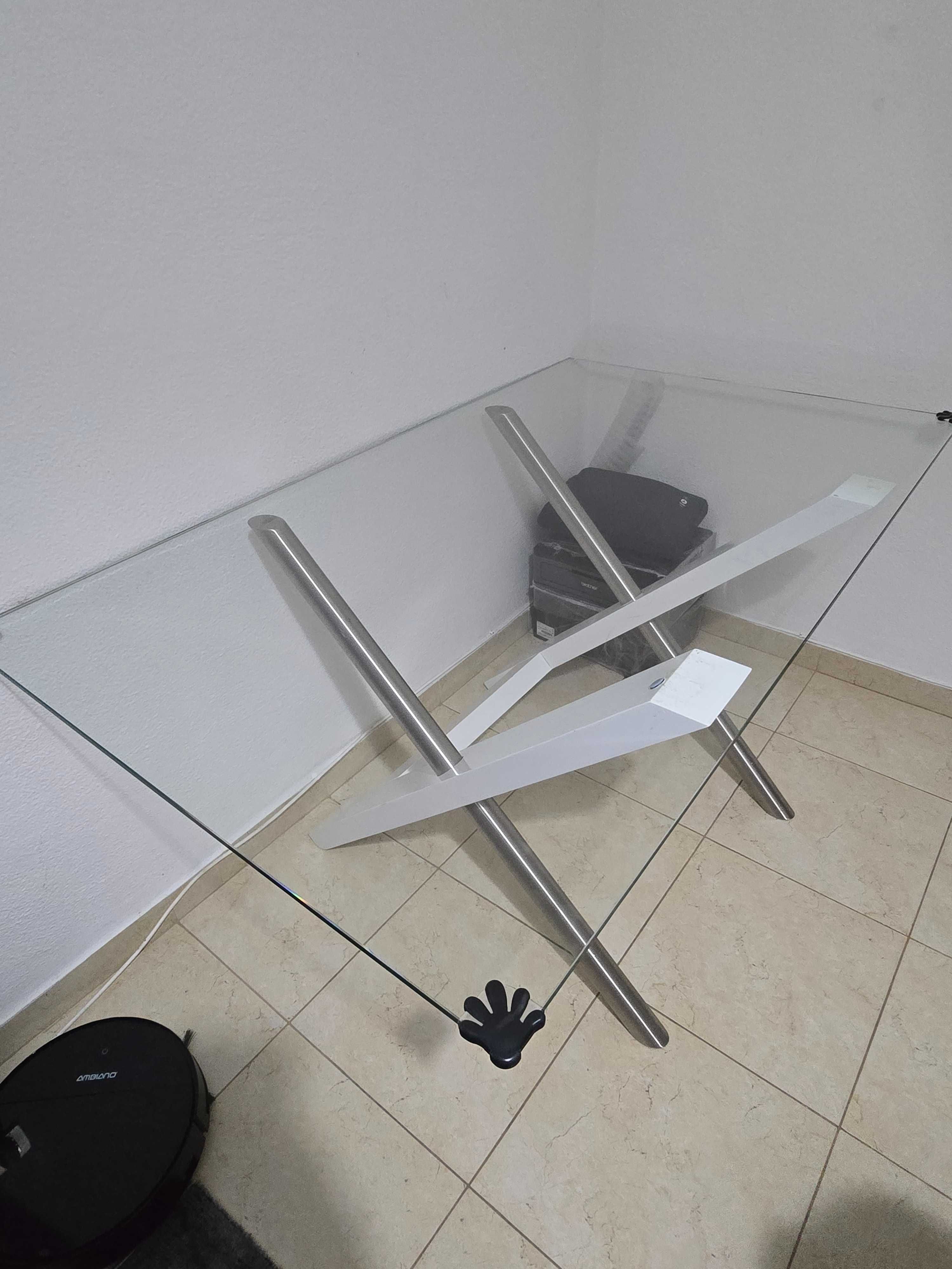 Mesa de vidro sala