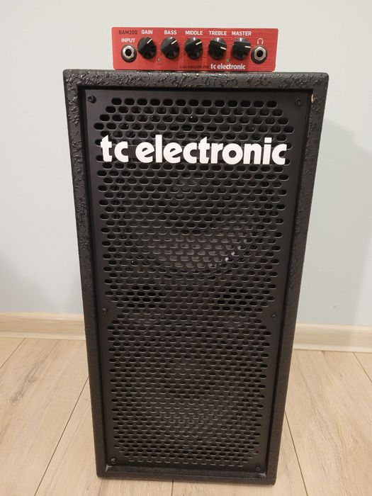 Wzmacniacz i kolumna basowa TC Electronic BAM200 i BC208