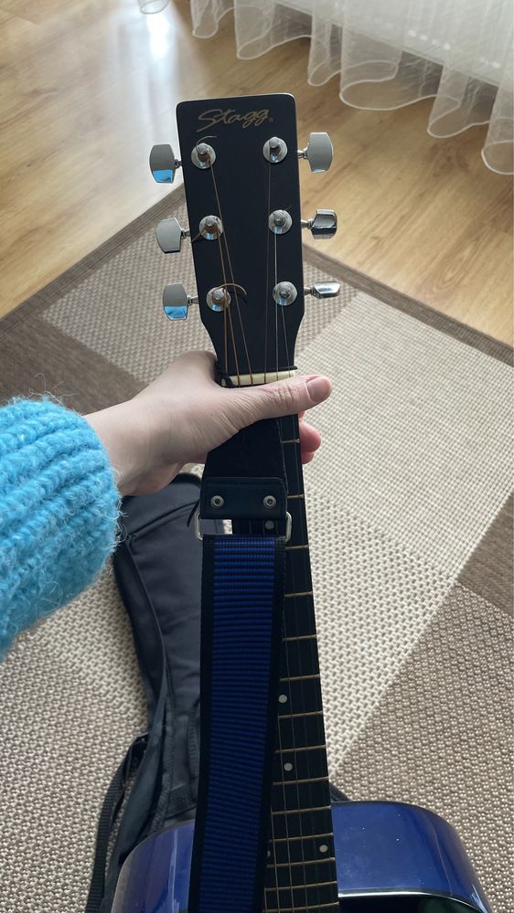 STAGG gitara akustyczna SW203TB + pokrowiec