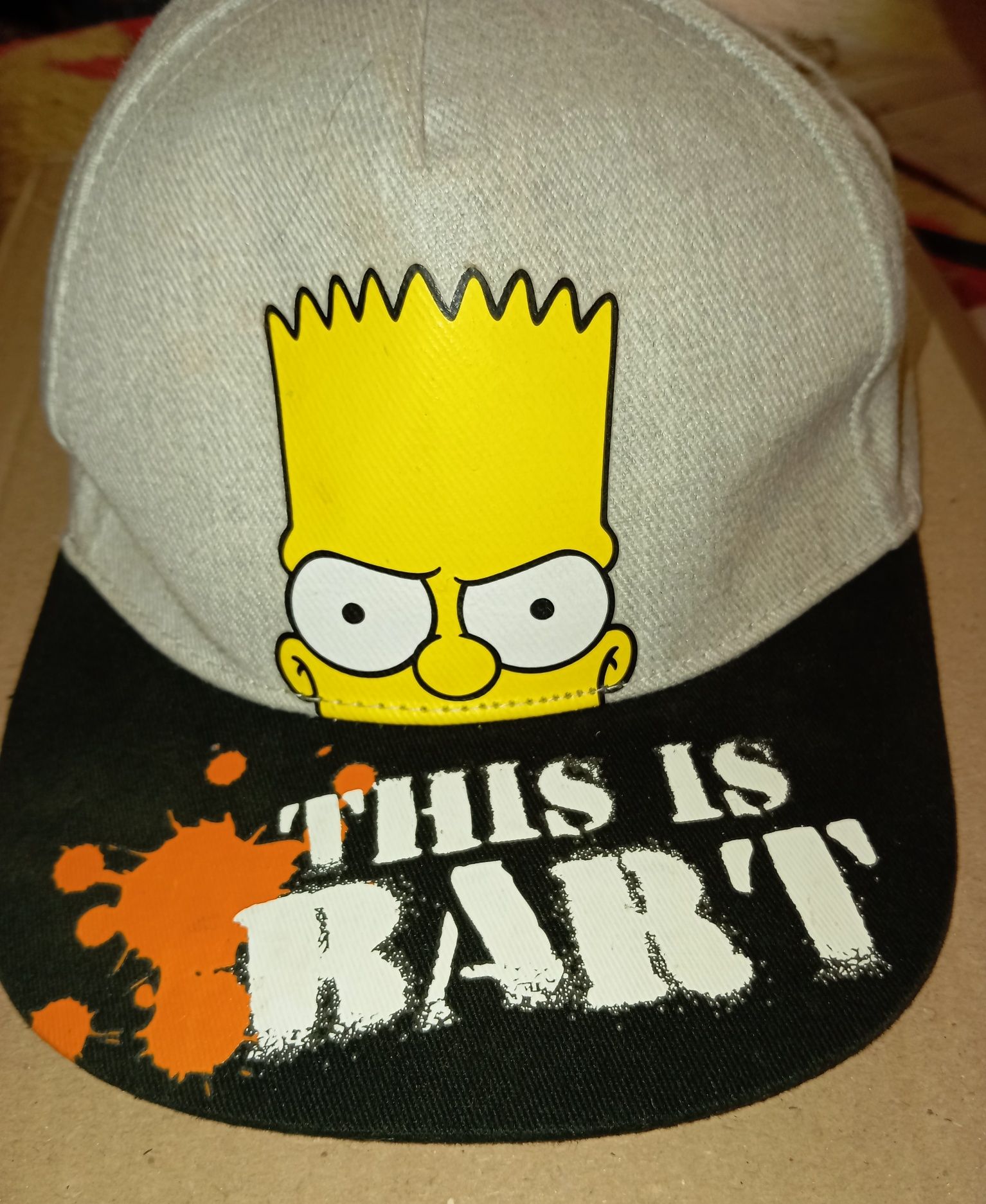 Czapka z daszkiem ,, Bart Simpson " - bejsbolówka unisex
