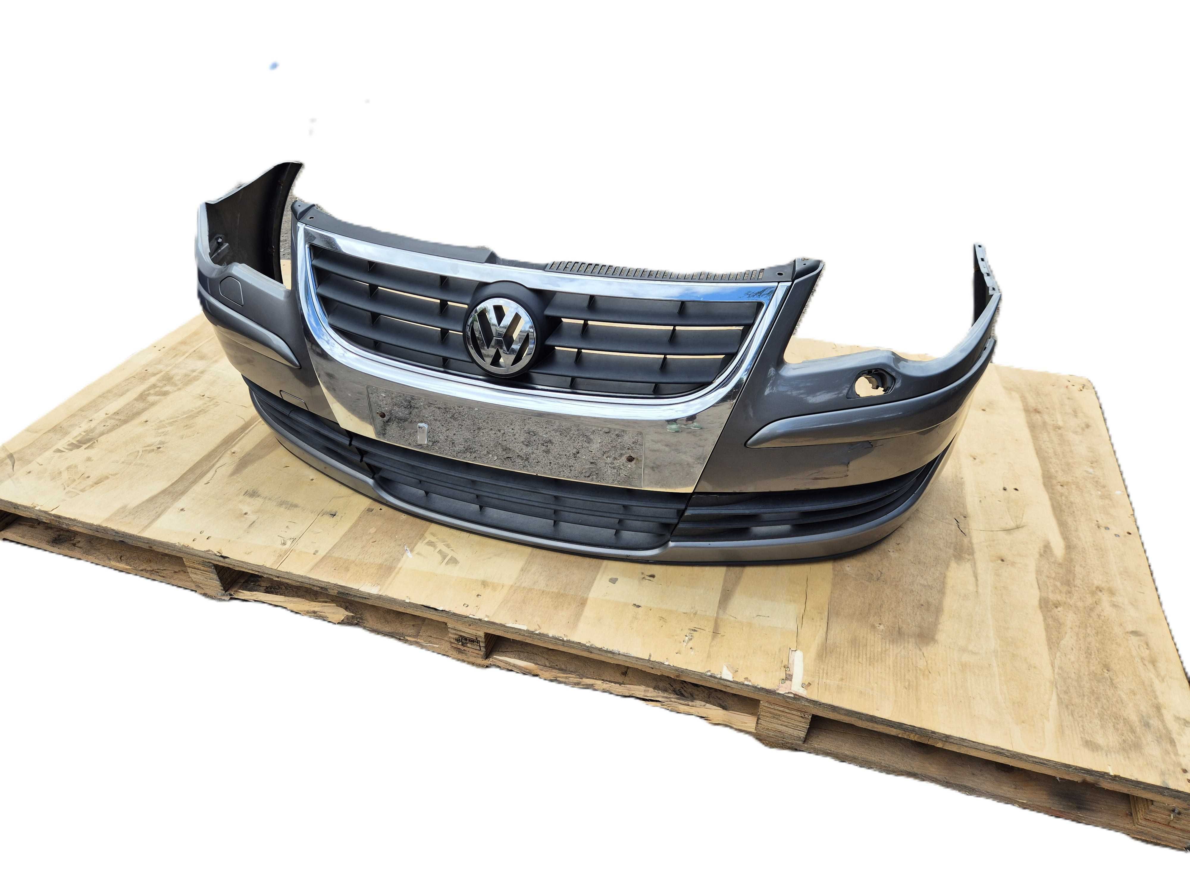 Przedni Przód Kompletny Zderzak Xenon VW TOURAN I LIFT LD7S Europa