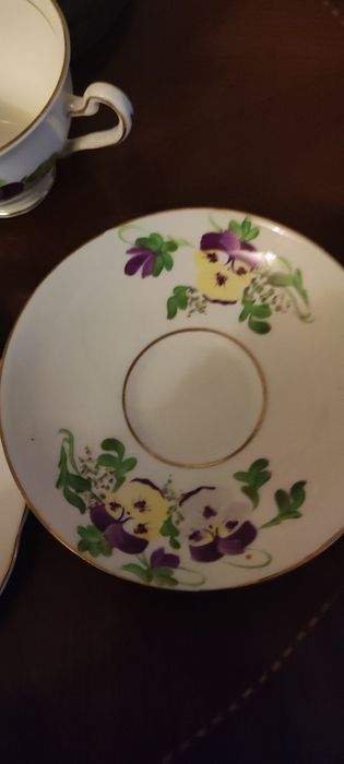 Trio sygnowane porcelana