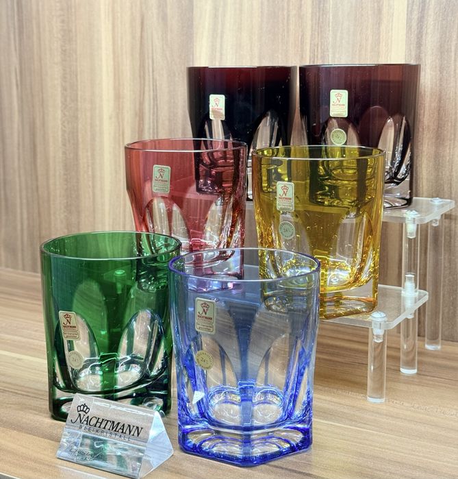 Хрустальные стаканы для виски Nachtmann серия Antika GDR Германия
