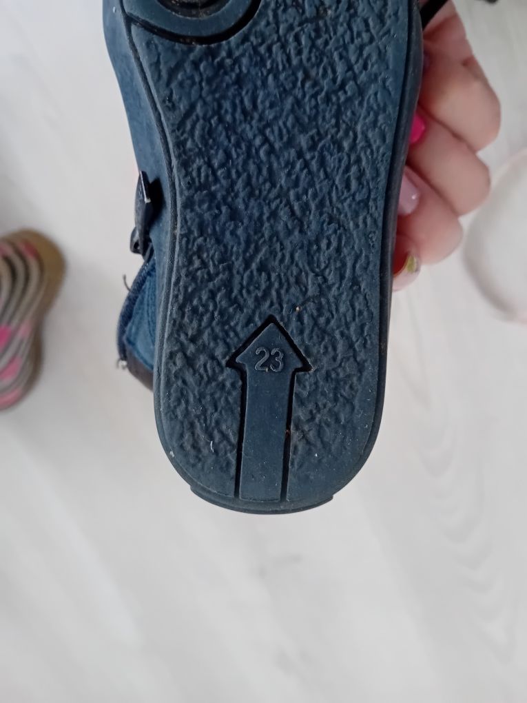 # Action Boy buty kozaki botki granatowe