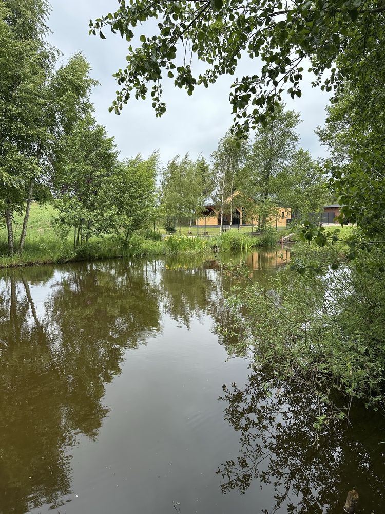 Domek 12 osob balia jacuzzi na wyłączność Kaszuby dom Gowidlino staw