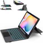 ROOFEI etui klawiatura touchpad RGB LED Samsung Galaxy Tab S8 / S7 11"
