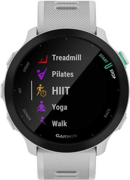 Смарт-годинник Garmin Forerunner 55 White (010-02562-11)