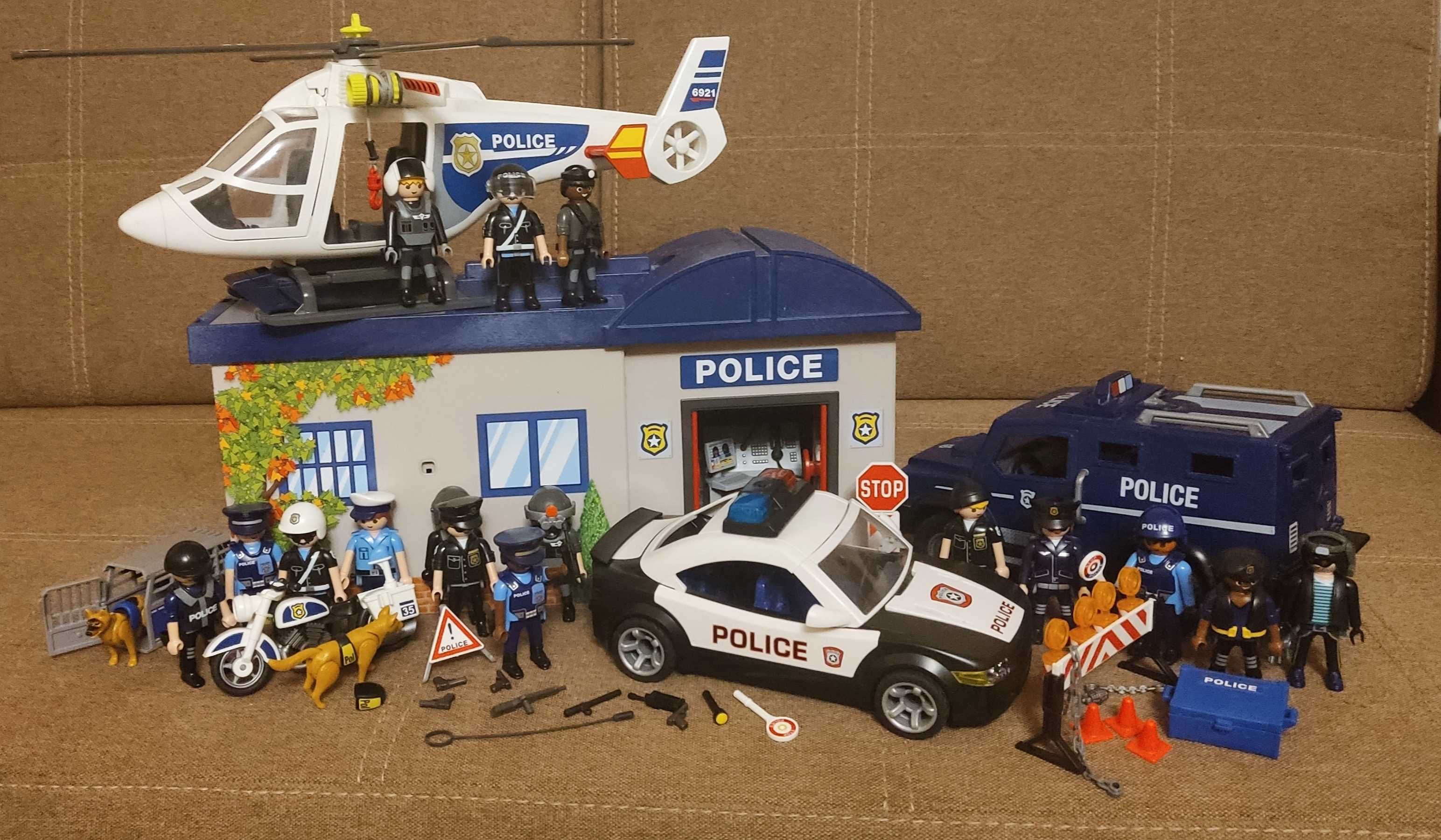 Zestaw policyjny klocków Playmobil