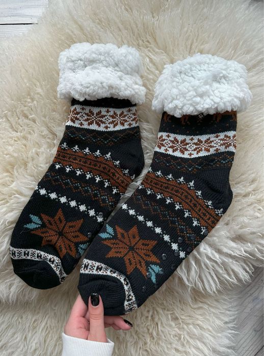 Шкарпетки чоловічі утеплені шерстяні на флісі теплі, зимние носки