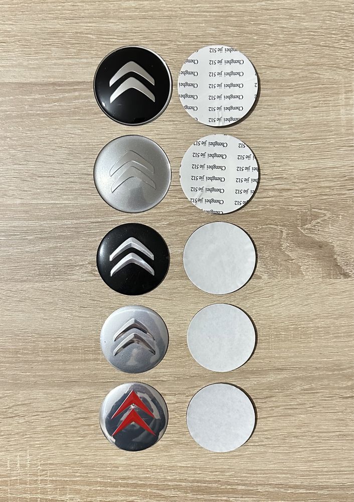 Conjunto 4 Centros Jantes Citroen DS 56mm 60mm 65mm 68mm