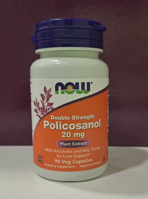 Suplemento Fitoterápico - Policosanol 20mg NOW