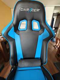 DXRacer King Series fotel gamingowy, czarny/niebieski stan idealny