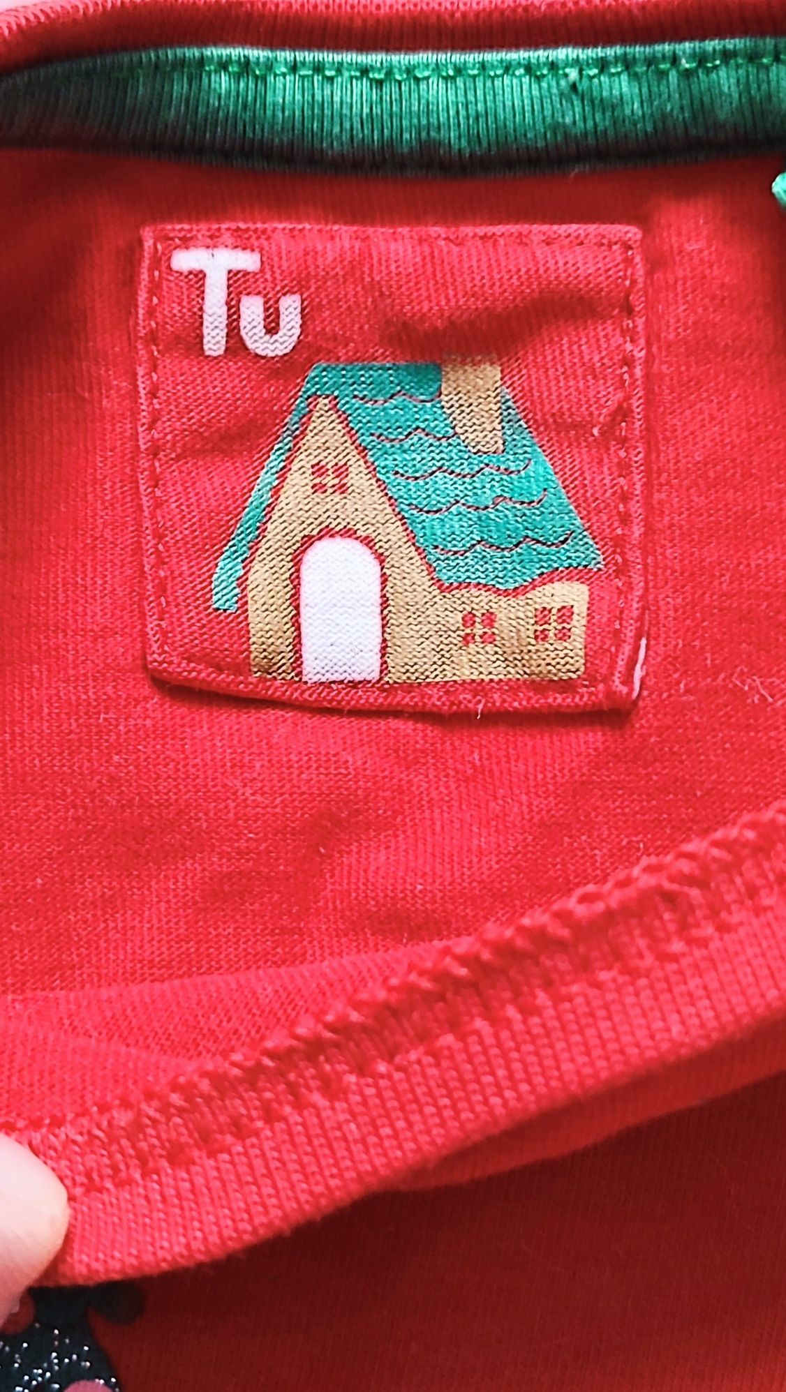 TU Bluzeczka świąteczna na Boże Narodzenie r.104
