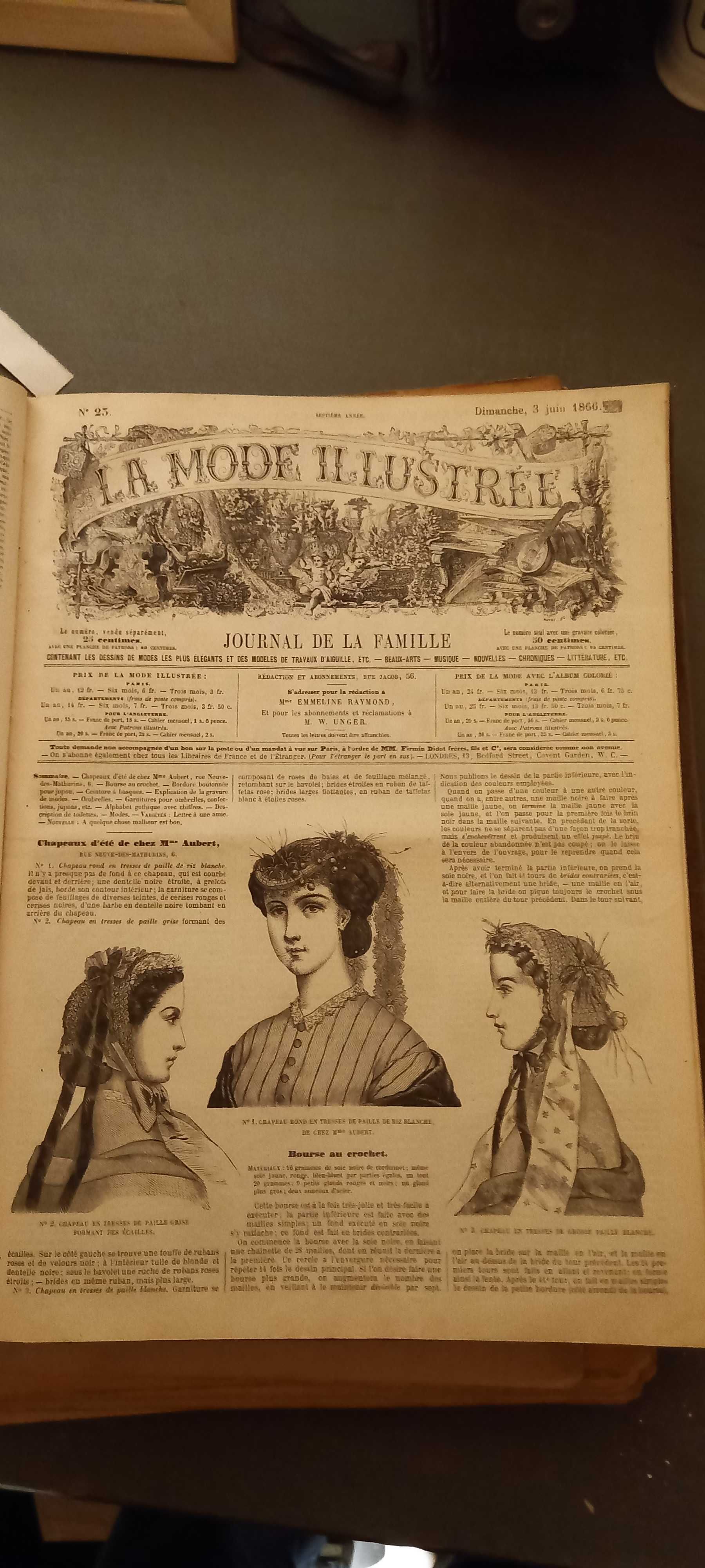 Mode illustree rocznik 1866