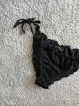 Czarne majtki bikini brazyliany kąpielowe H&M rozmiar 34 XS