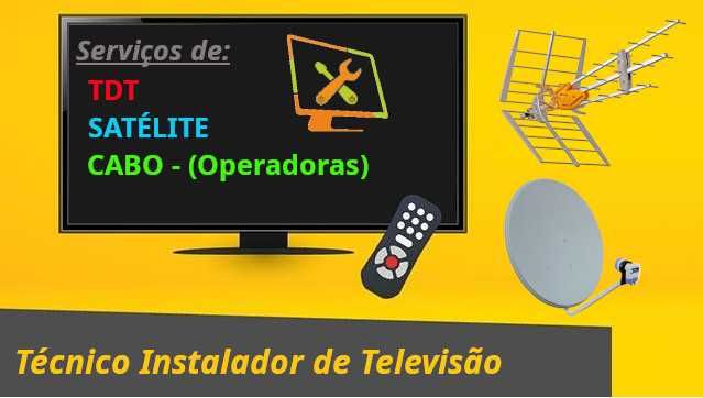 Instalador de televisão  por TDT , satélite e cabo
