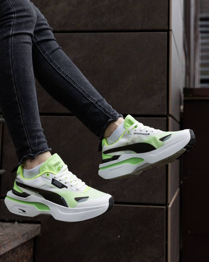 Жіночі кросівки пума космо райдер Puma Kosmo Rider Light Green [37-40]