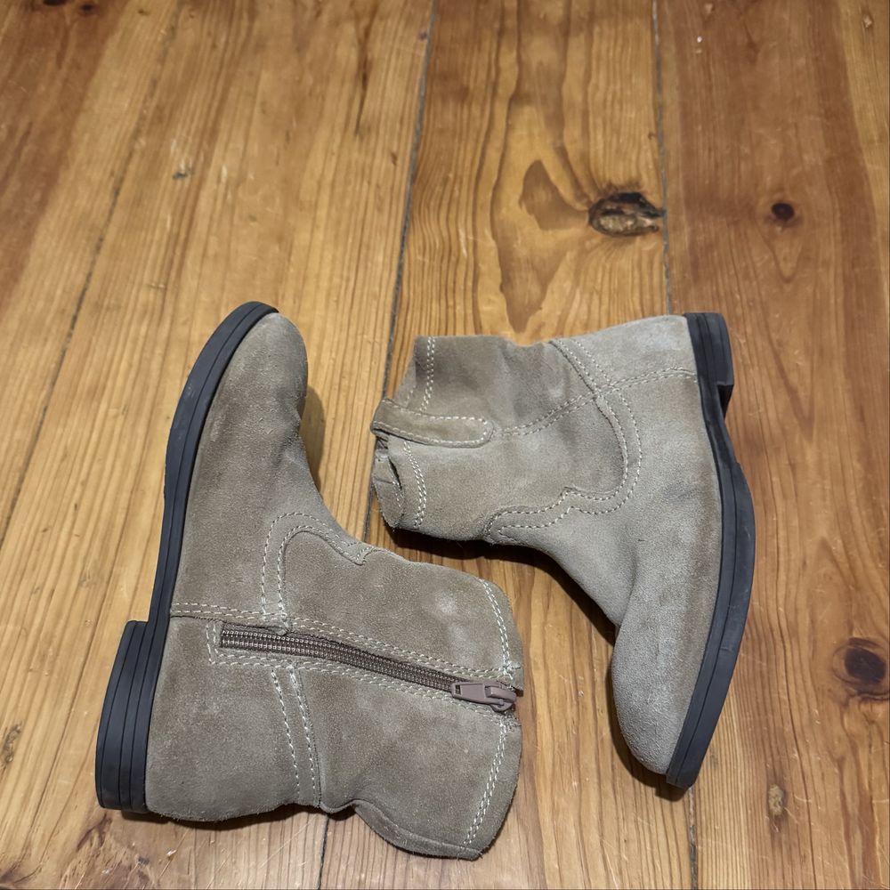 Botas de camurça Zara para menina t.30