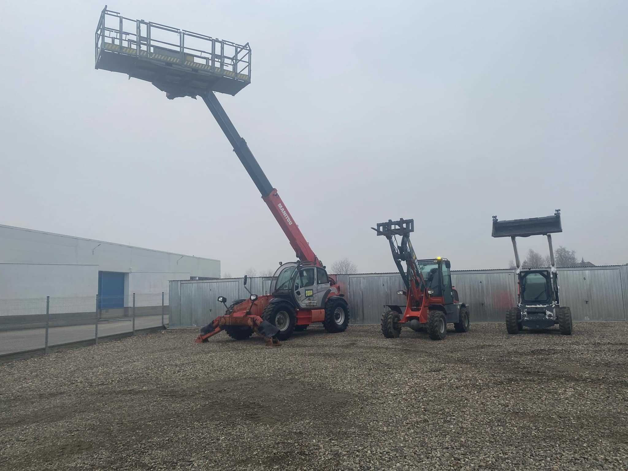 WYNAJEM mini ładowarka telesko Bobcat młot chwytak próżniowy brukarski