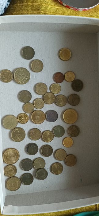Moedas antigas coleção