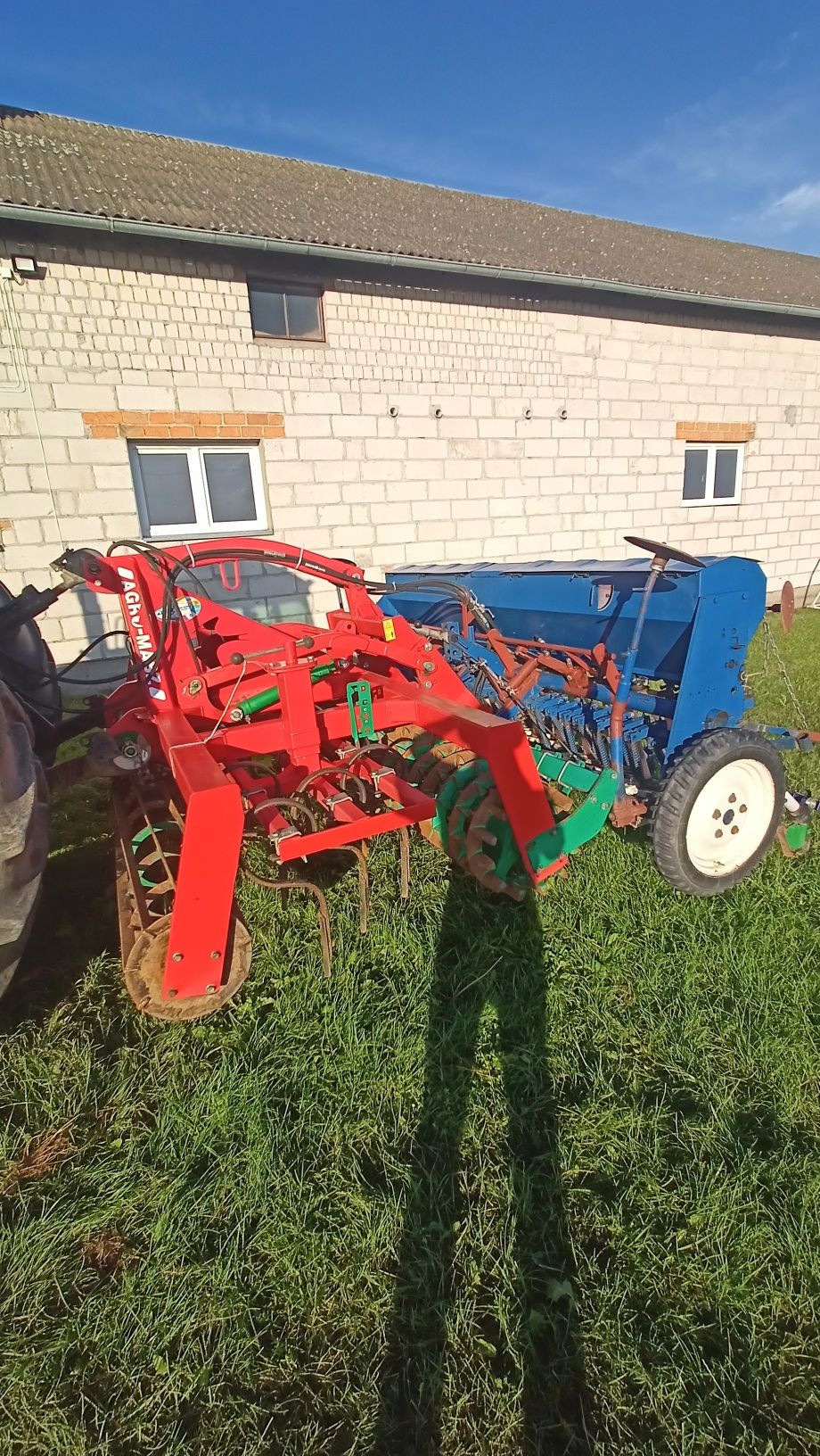Agregat uprawowo siewny agromasz