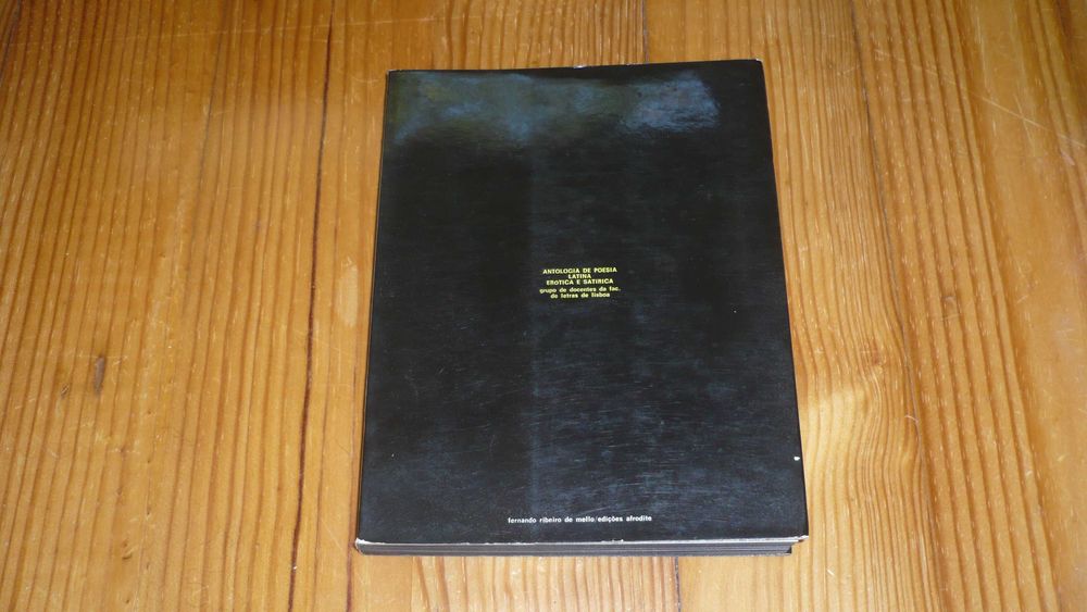 Antologia De Poesia Latina Erótica E Satírica - 1975