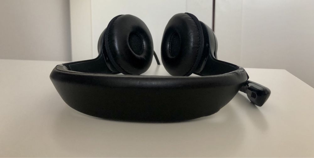 Słuchawki logitech z mikrofonem