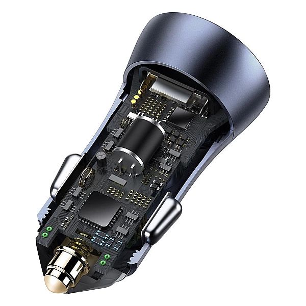 Szybka ładowarka samochodowa USB Typ C / USB 40 W Power Delivery 3.0 Q