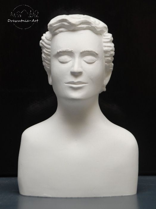 Popiersie gipsowe głowa kobiety do utwardzania utwardzanie