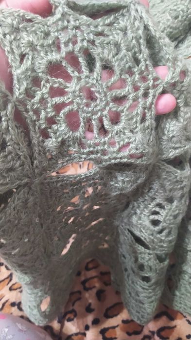 Шаль з натуральної вовни