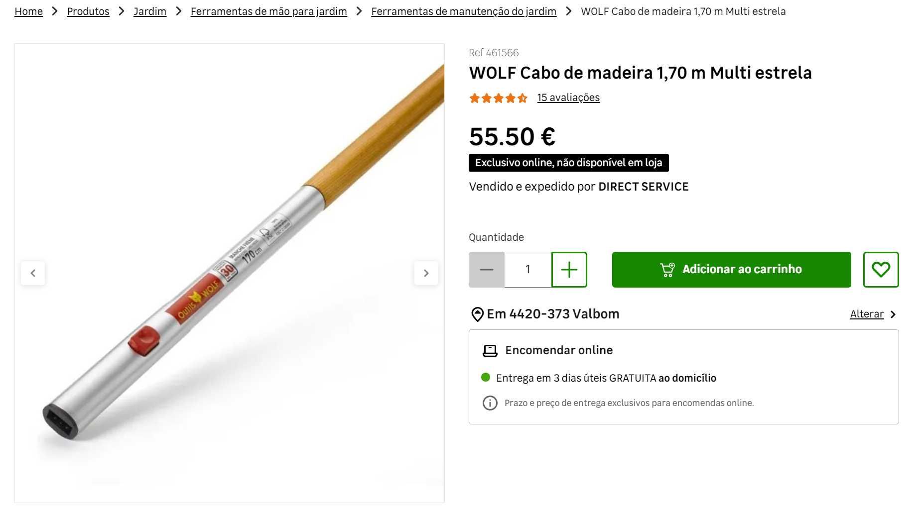 ESCARIFICADOR Rolo de mão marca Wolf com CABO como novo
